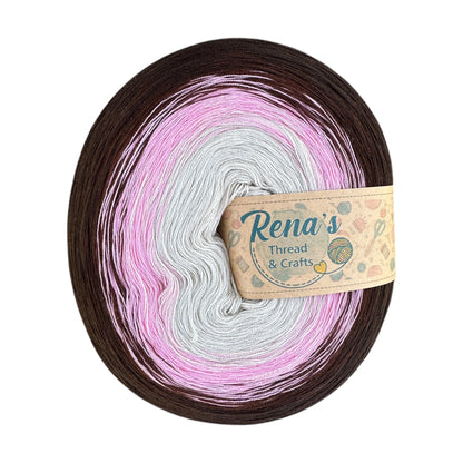 Chocolate Rose, Polyester Gradient Yarn