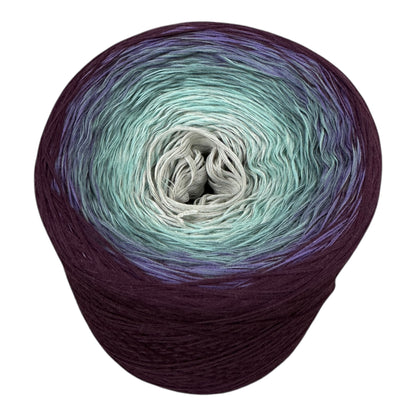Cloudy Skies, Gradient Cotton Natural Fiber Yarn