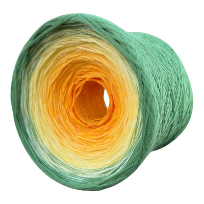 Daffodil, Gradient Cotton Natural Fiber Yarn - Rena'sThreadandCrafts