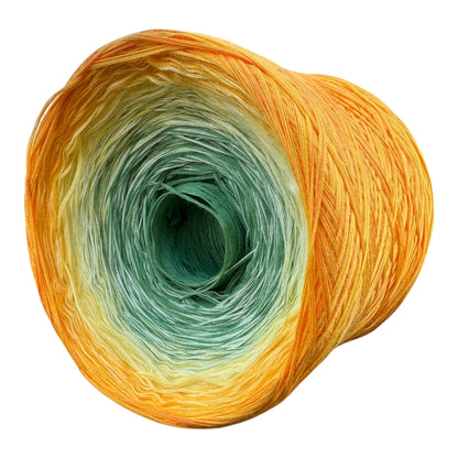 Daffodil, Gradient Cotton Natural Fiber Yarn - Rena'sThreadandCrafts