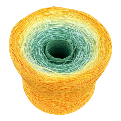 Daffodil, Gradient Cotton Natural Fiber Yarn - Rena'sThreadandCrafts