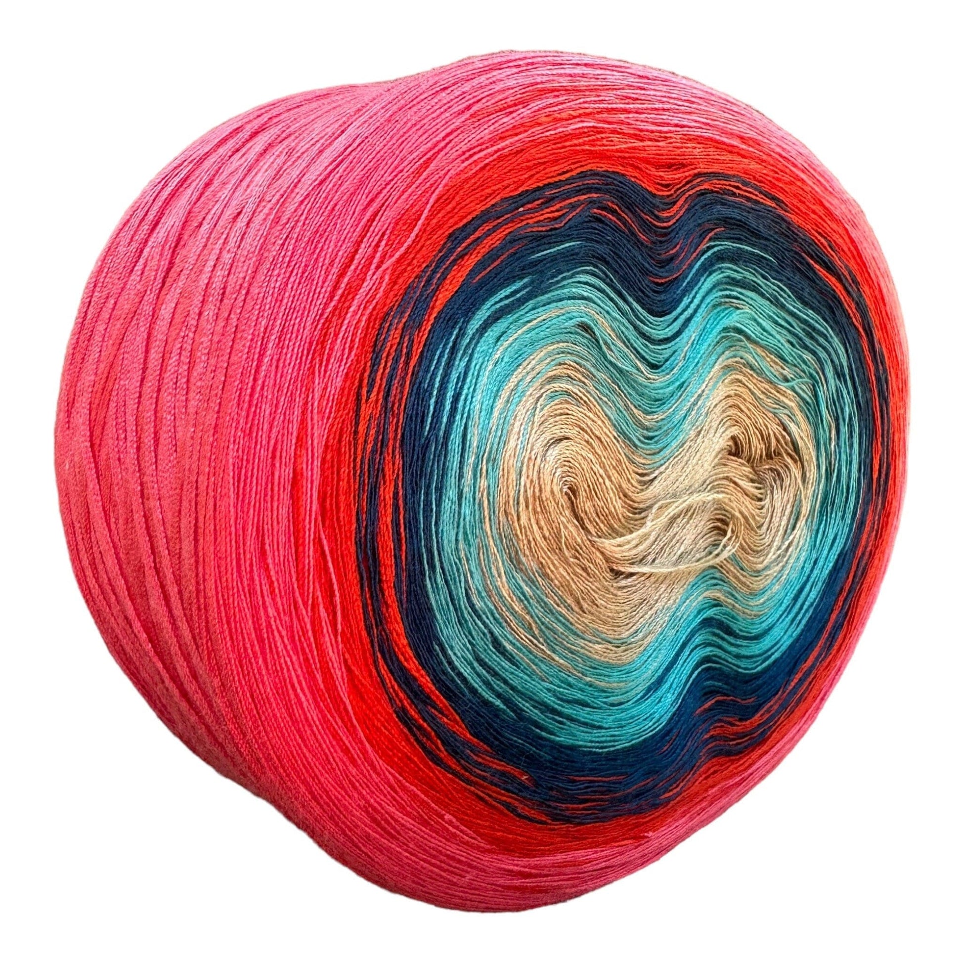 Desert Rose 4PLY Polyester Gradient Yarn Cake-Polyester, 4PLY-Rena'sThreadandCrafts-Rena&#39;sThreadandCrafts