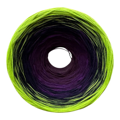 Electric Plum, Gradient Cotton Natural Fiber Yarn
