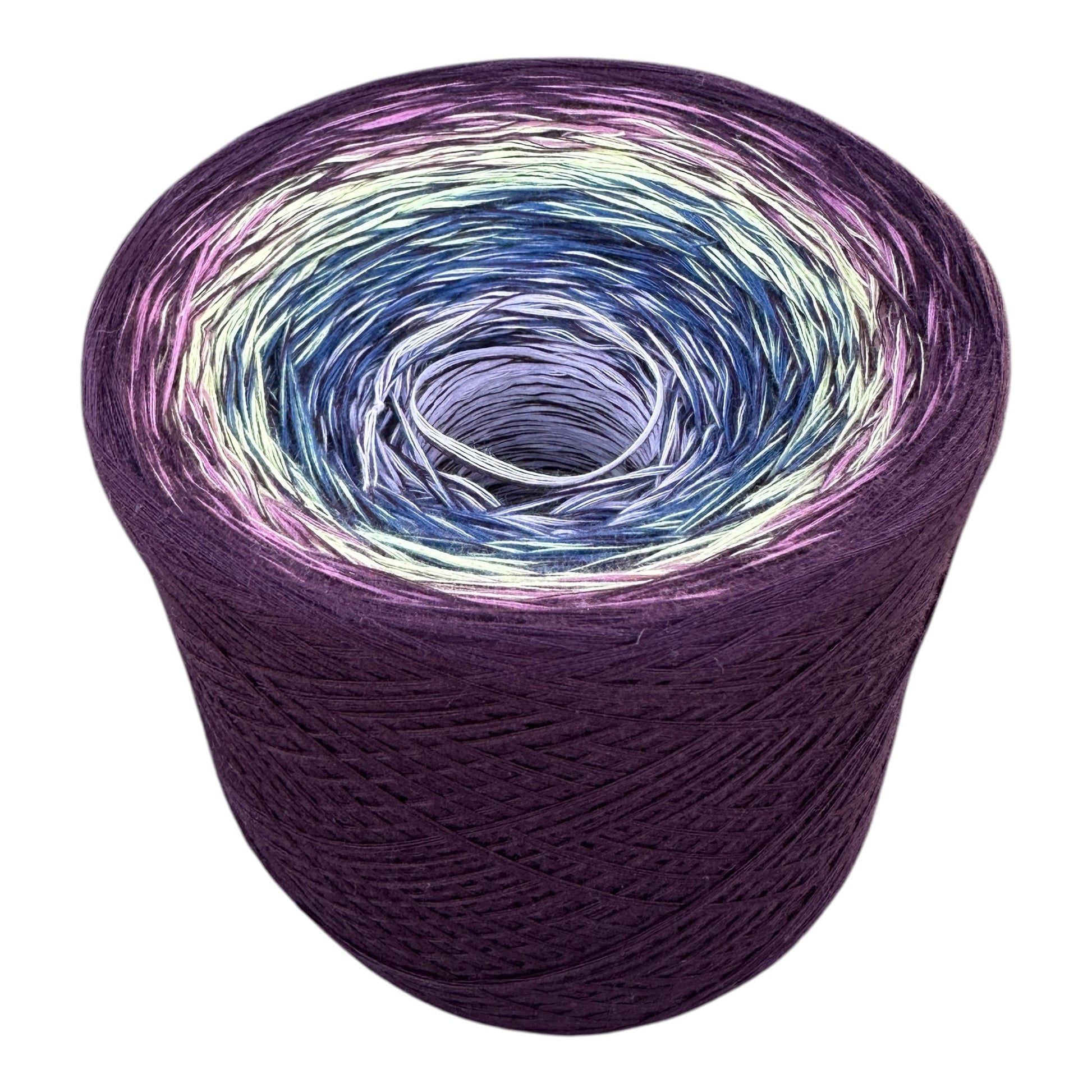 Bearded Iris, Gradient Cotton Natural Fiber Yarn - Rena'sThreadandCrafts