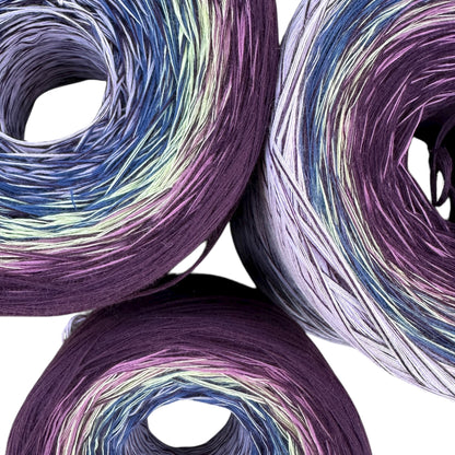Bearded Iris, Gradient Cotton Natural Fiber Yarn - Rena'sThreadandCrafts