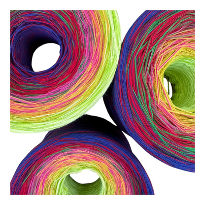 Festival of Colors, Gradient Cotton Natural Fiber Yarn