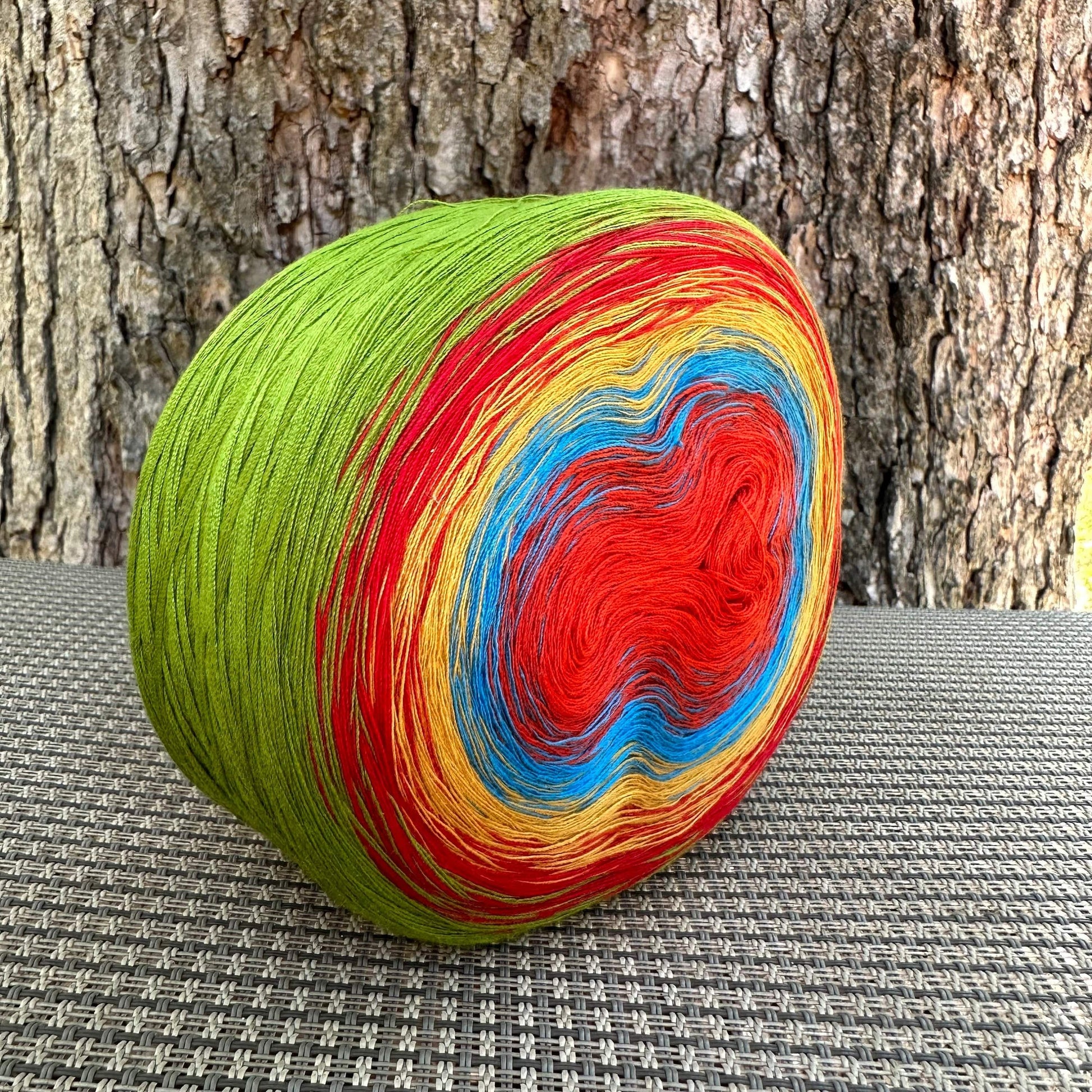 Fiesta 4PLY Polyester Gradient Yarn Cake-Polyester, 4PLY-Rena'sThreadandCrafts-Rena&#39;sThreadandCrafts