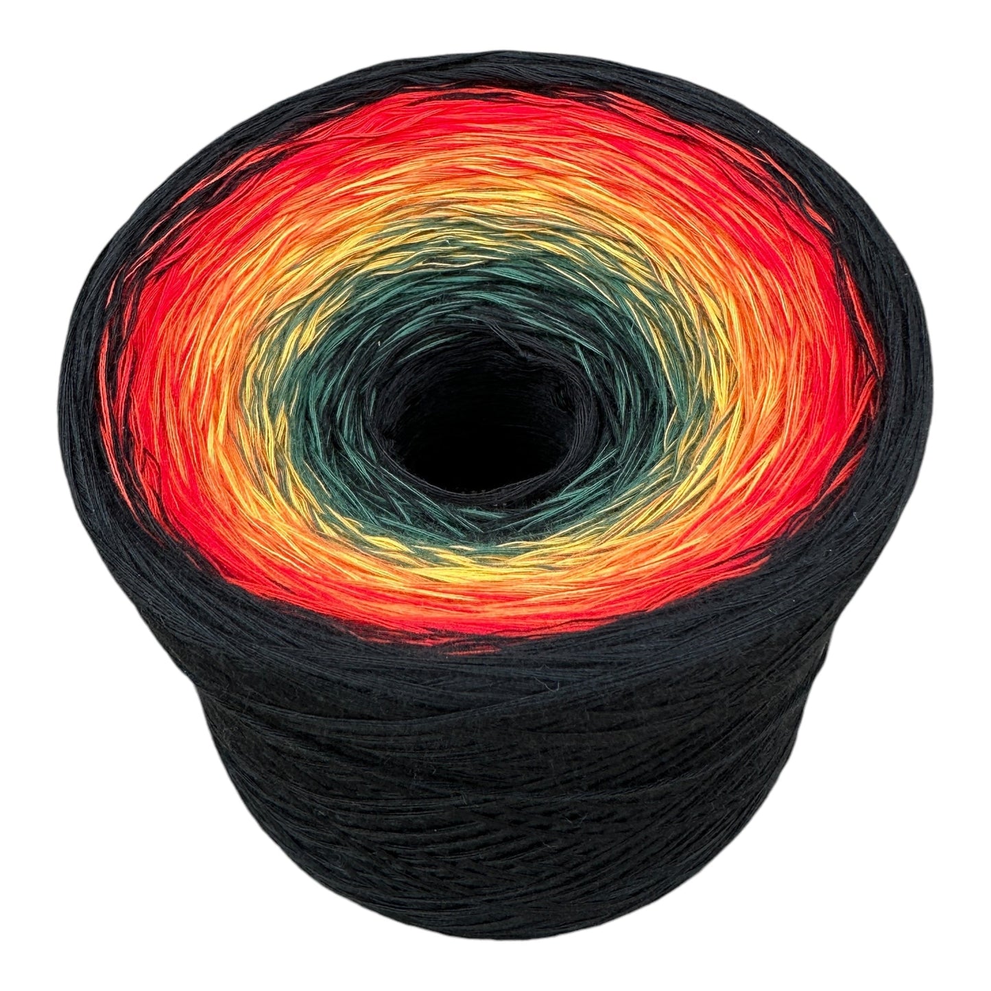 Flame of Dragon Opal, Gradient Cotton Natural Fiber Yarn