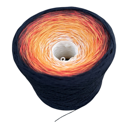 Golden Sunset, Gradient Cotton Natural Fiber Yarn - Rena'sThreadandCrafts