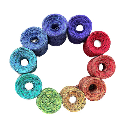 Gothic Rainbow Family Set 8PLY Cotton Gradient Cake Yarn-Cotton Yarn, 8PLY-Renas Thread and Crafts