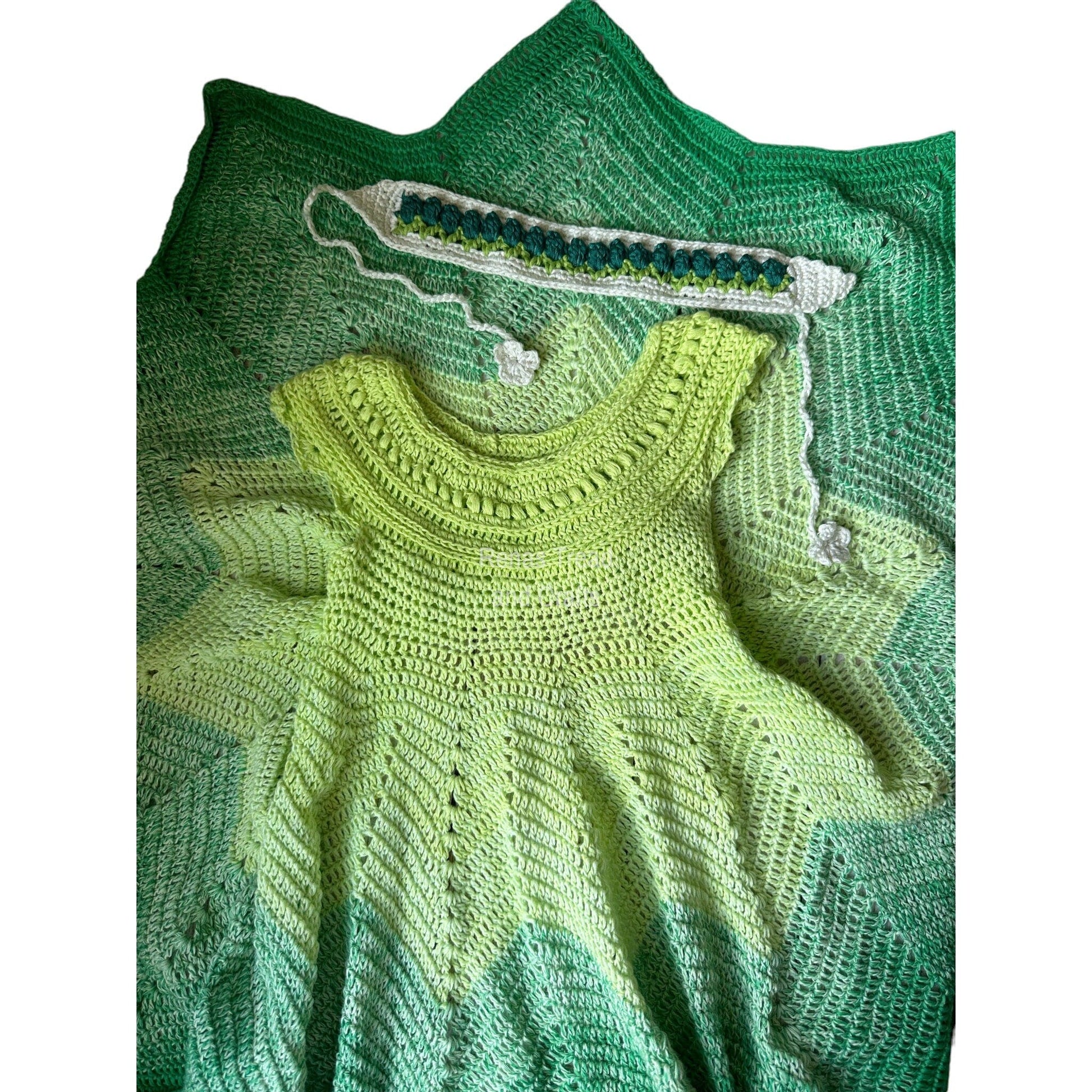 Green Fairy Dress Set-Clothing-Rena'sThreadandCrafts-Rena&#39;sThreadandCrafts