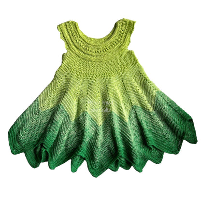 Green Fairy Dress Set-Clothing-Rena'sThreadandCrafts-Rena'sThreadandCrafts