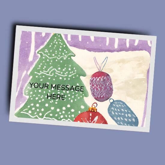 Greeting Card-Gift Option-Rena'sThreadandCrafts-Chriistmas Tree-Rena&#39;sThreadandCrafts