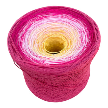 Honeysuckle, June Birth Flower, Gradient Cotton Natural Fiber Yarn