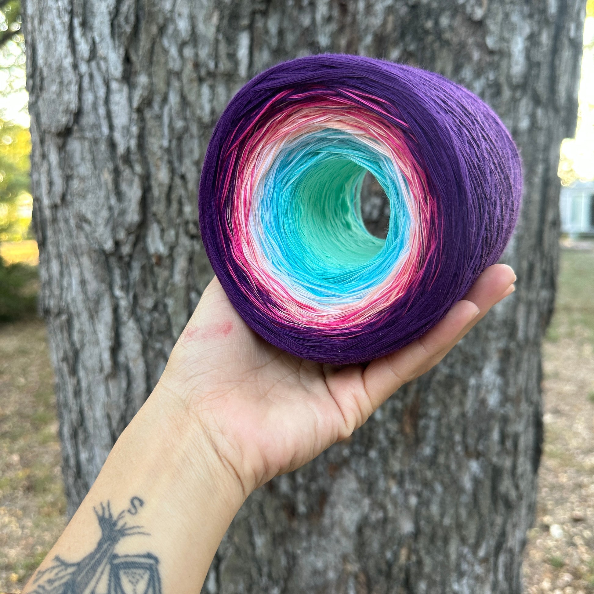 Iluminate, Gradient Cotton Natural Fiber Yarn - Rena'sThreadandCrafts