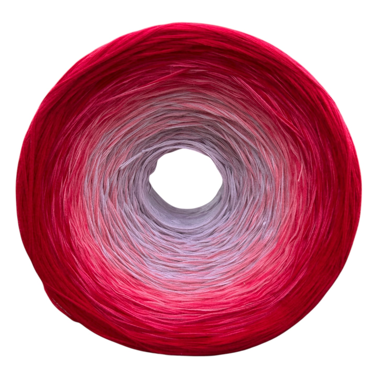 January - Carnation, Gradient Cotton Natural Fiber Yarn - Rena'sThreadandCrafts
