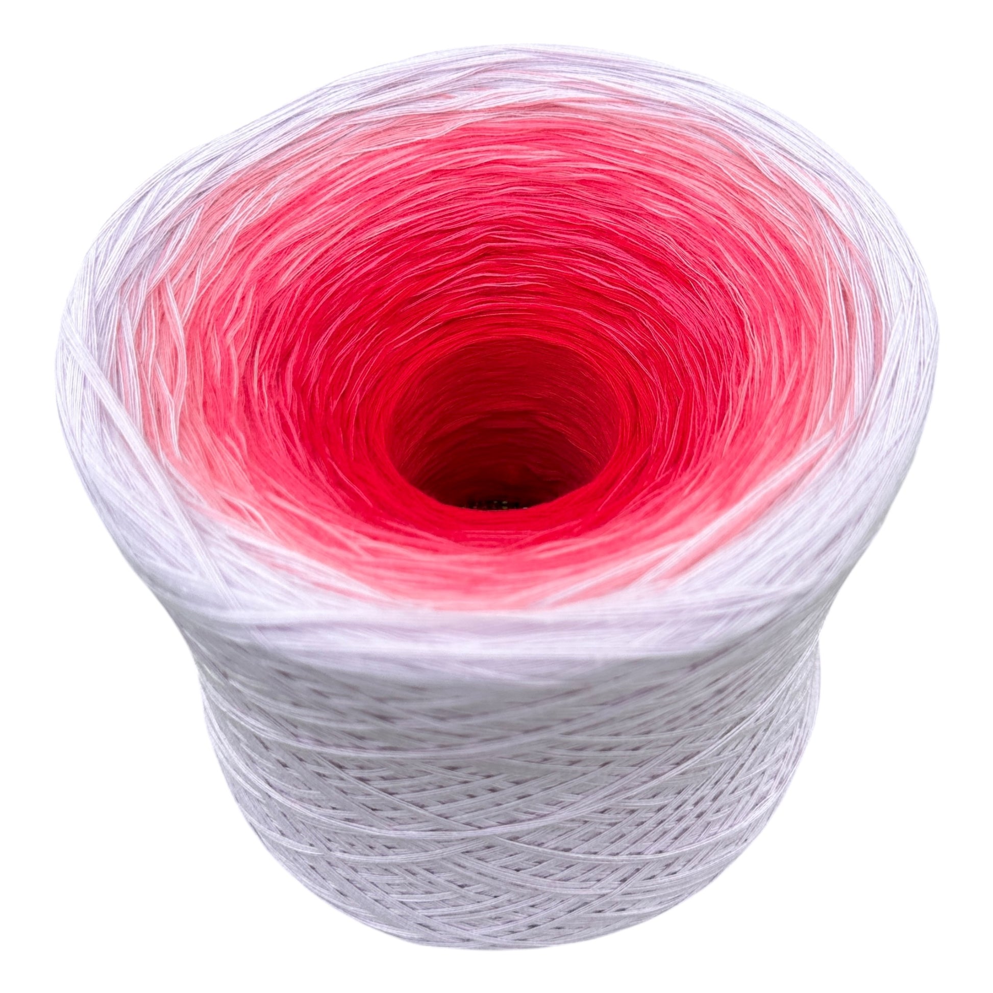 January - Carnation, Gradient Cotton Natural Fiber Yarn - Rena'sThreadandCrafts
