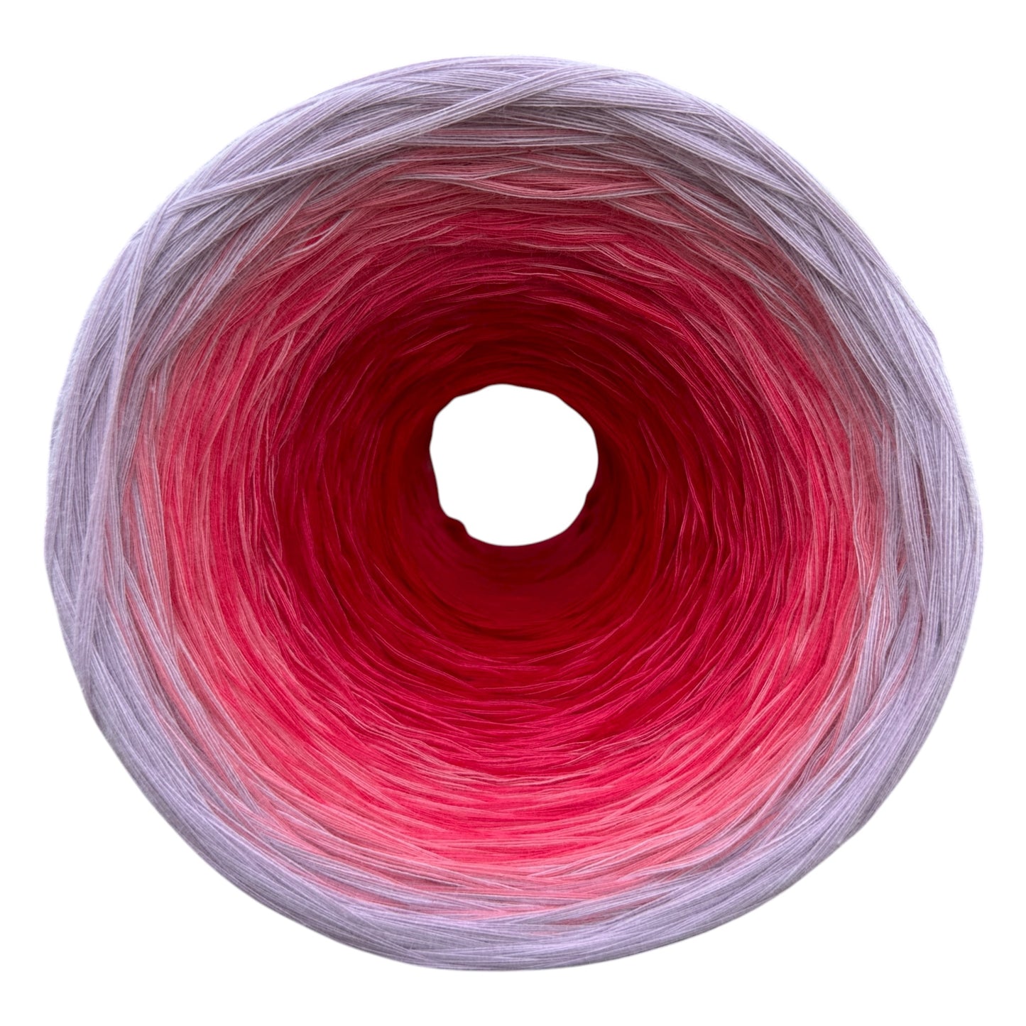 January - Carnation, Gradient Cotton Natural Fiber Yarn - Rena'sThreadandCrafts