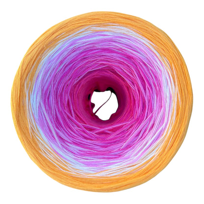 July - Lotus, Gradient Cotton Natural Fiber Yarn - Rena'sThreadandCrafts