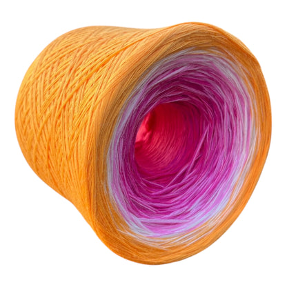 July - Lotus, Gradient Cotton Natural Fiber Yarn - Rena'sThreadandCrafts