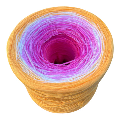 July - Lotus, Gradient Cotton Natural Fiber Yarn - Rena'sThreadandCrafts