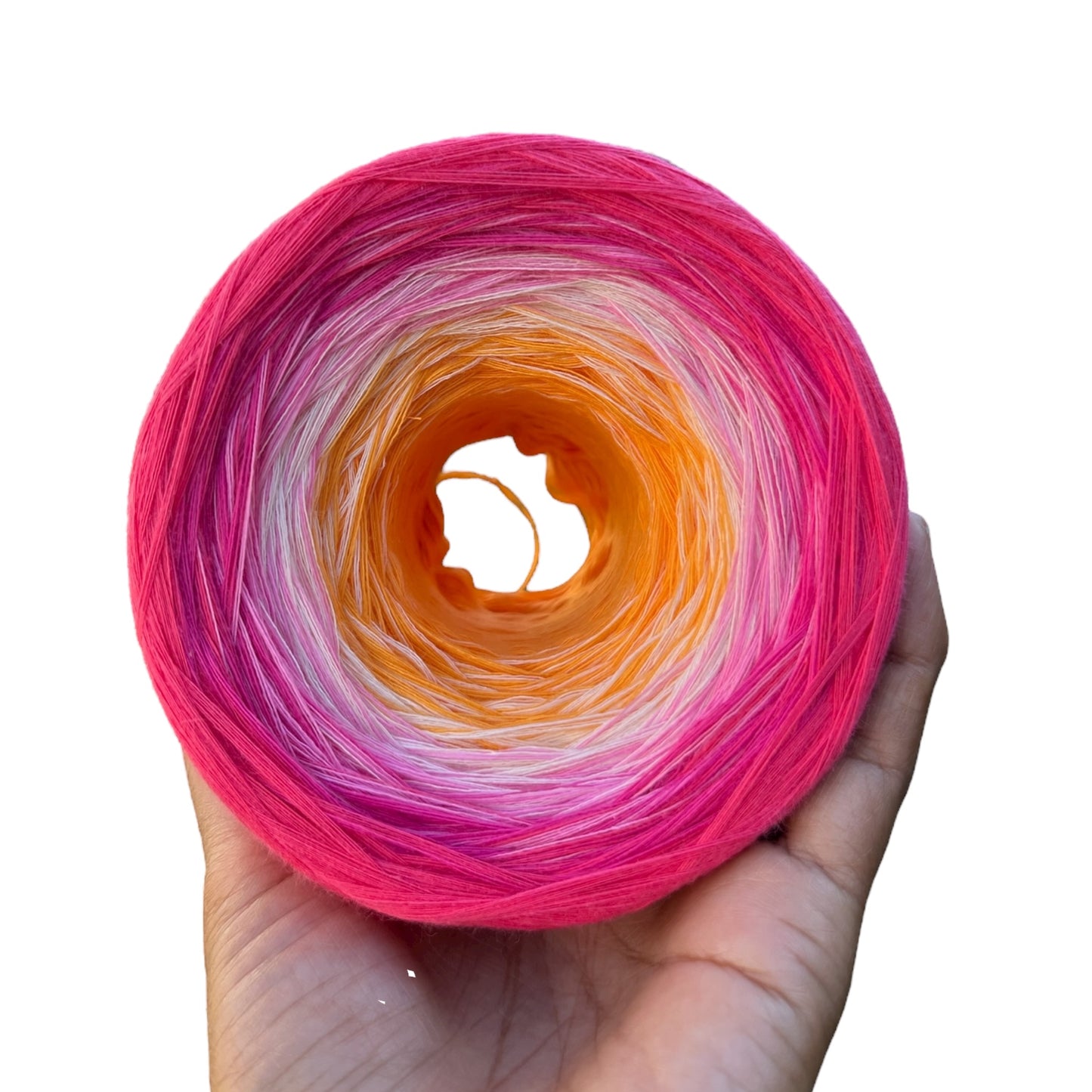 July - Lotus, Gradient Cotton Natural Fiber Yarn - Rena'sThreadandCrafts
