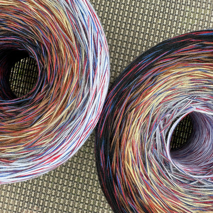 Lady Squirrel, Gradient Cotton Natural Fiber Yarn