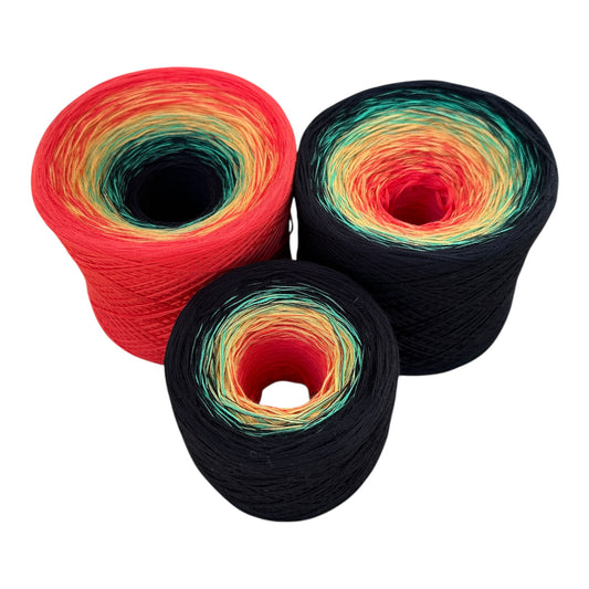 Lucky Lantern, Gradient Cotton Natural Fiber Yarn