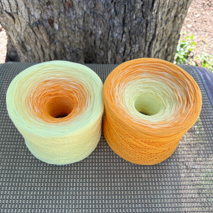 MDL Custom Colorway, Gradient Cotton Natural Fiber Yarn