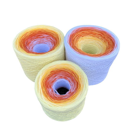Daffodil, Gradient Cotton Natural Fiber Yarn - Rena'sThreadandCrafts