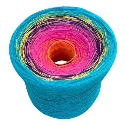 Marigold Path, Gradient Cotton Natural Fiber Yarn