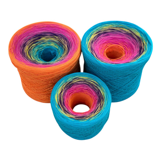 Marigold Path, Gradient Cotton Natural Fiber Yarn