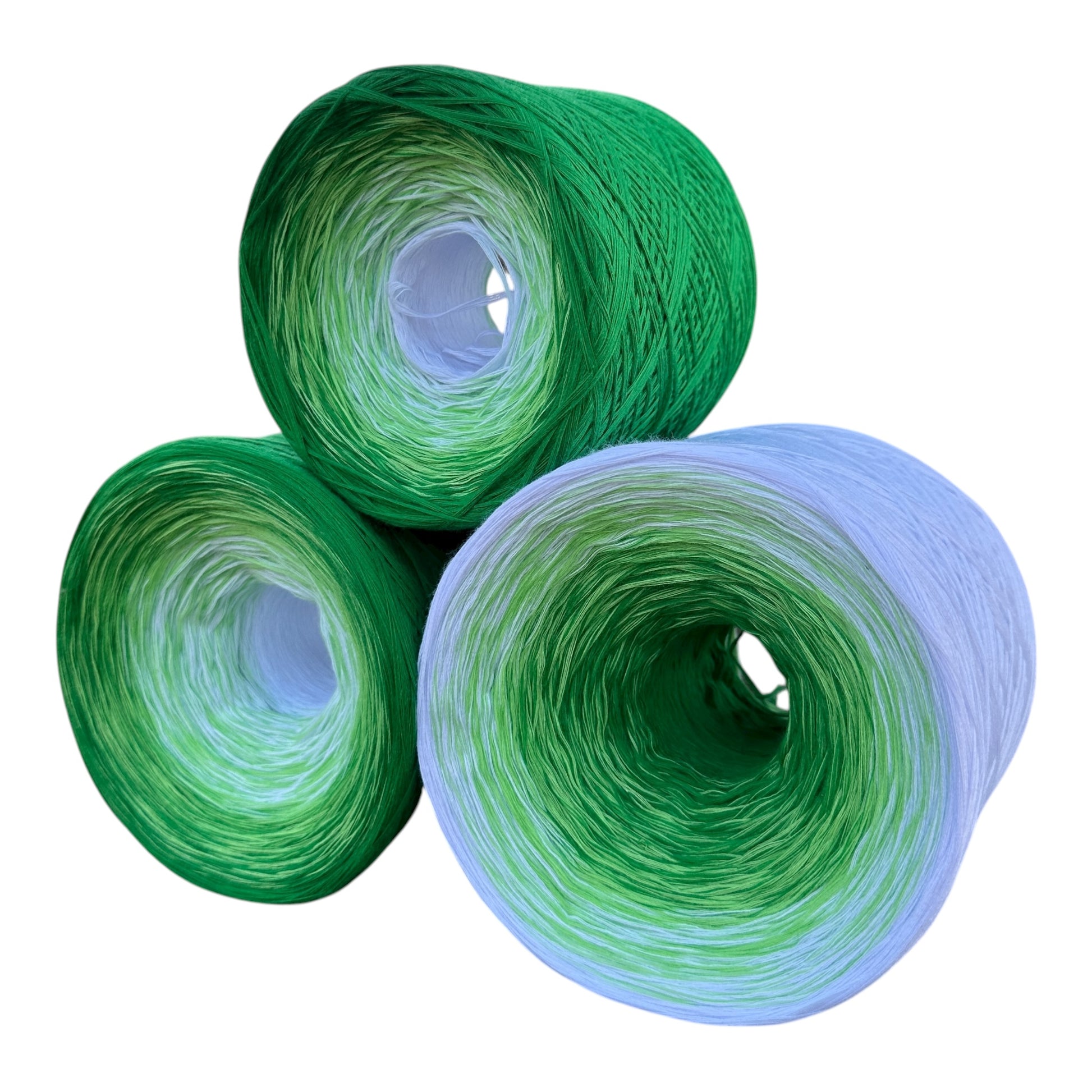 Lily of the Valley, Gradient Cotton Natural Fiber Yarn - Rena'sThreadandCrafts