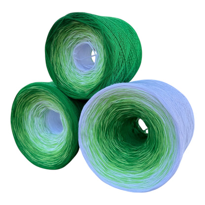 Lily of the Valley, Gradient Cotton Natural Fiber Yarn - Rena'sThreadandCrafts