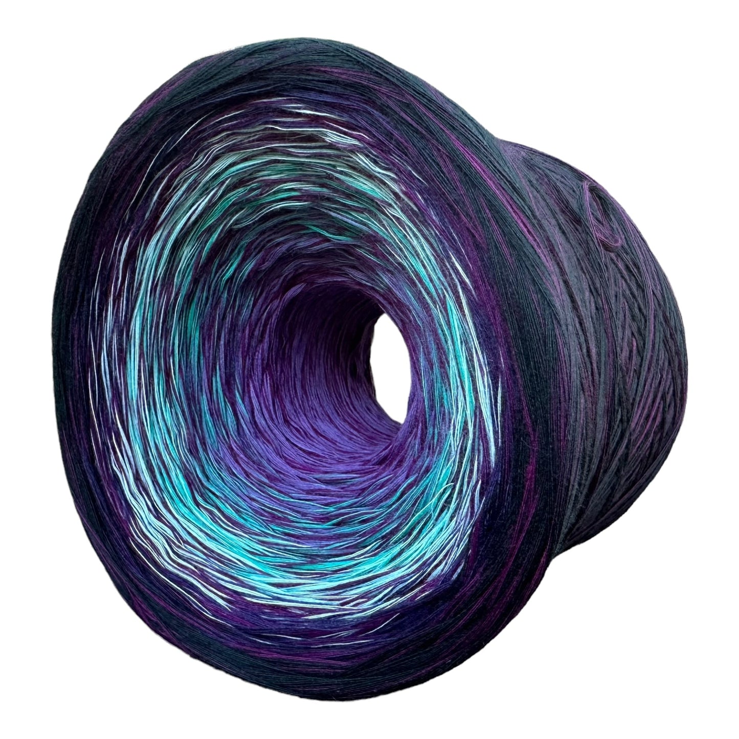 Michi Purple Teal Mix, Gradient Cotton Natural Fiber Yarn-YARN-Purple Center-Renas Thread and Crafts