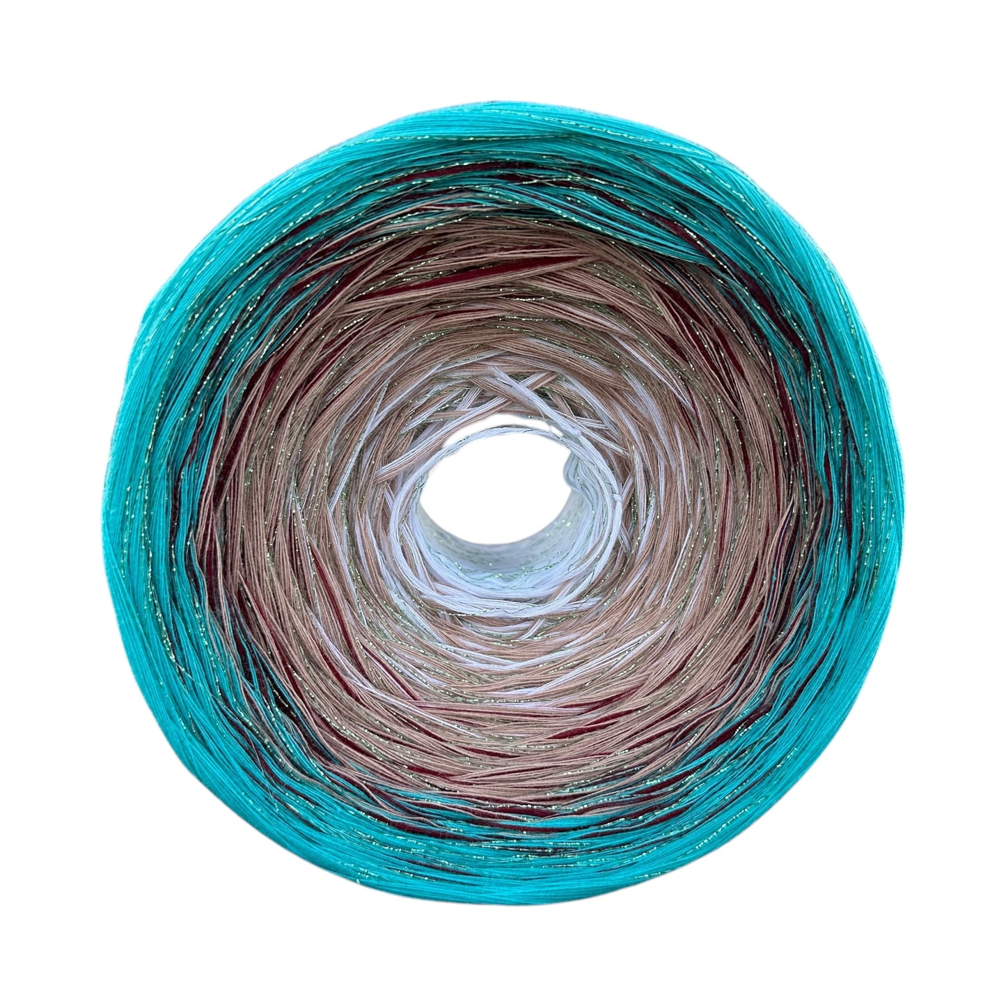 Michi’s Blushing Teal, Gradient Yarn