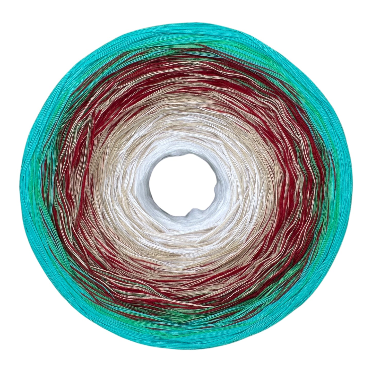 Michi’s Teal Garden, Gradient Yarn - Rena'sThreadandCrafts