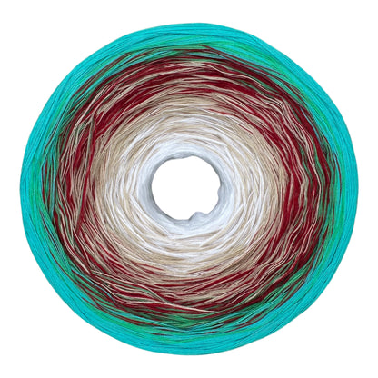 Michi’s Teal Garden, Gradient Yarn - Rena'sThreadandCrafts