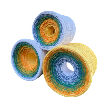 Mid Summer, Gradient Cotton Natural Fiber Yarn - Rena'sThreadandCrafts