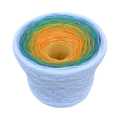 Mid Summer, Gradient Cotton Natural Fiber Yarn - Rena'sThreadandCrafts