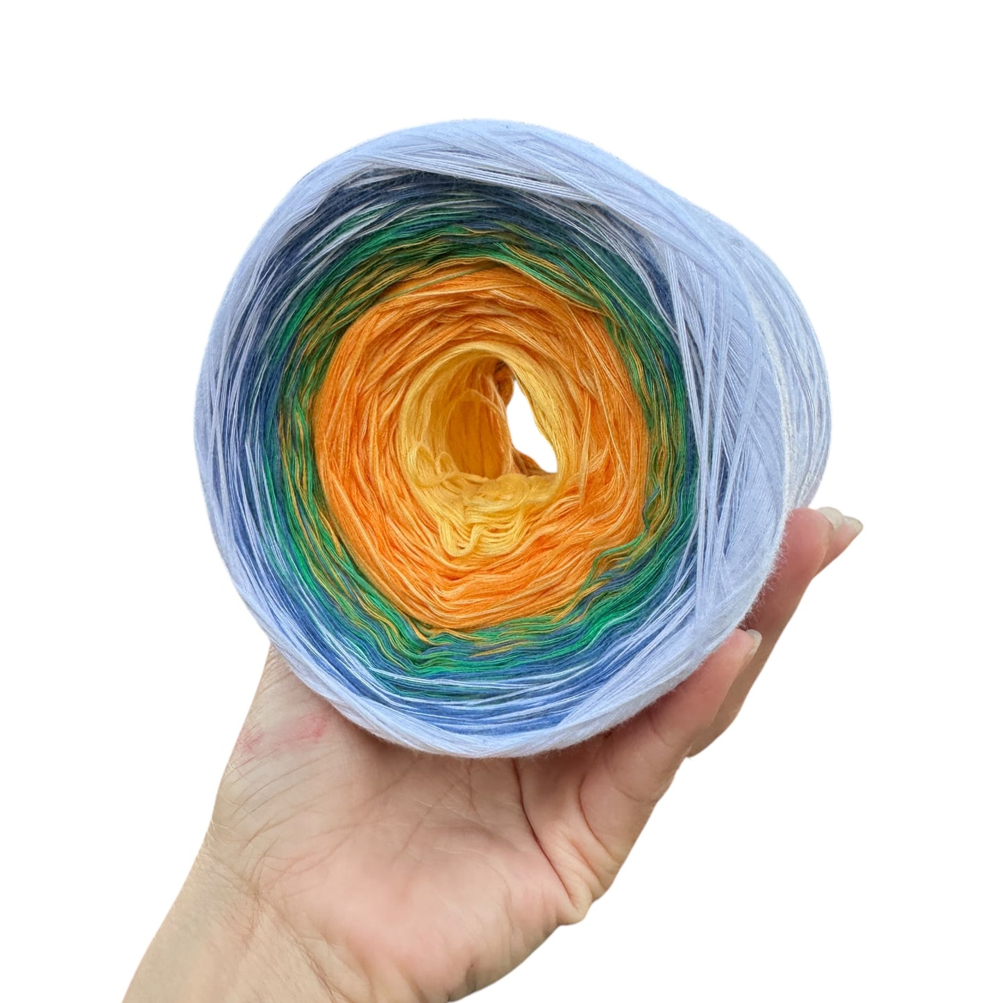 Mid Summer, Gradient Cotton Natural Fiber Yarn - Rena'sThreadandCrafts