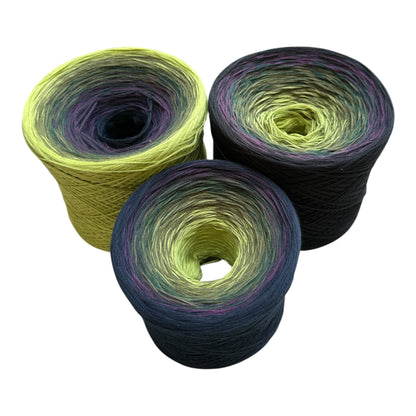 Midnight Margaritas, Gradient Cotton Natural Fiber Yarn