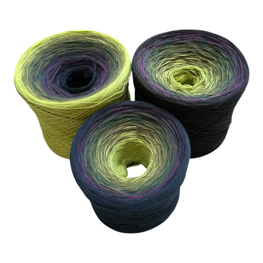 Midnight Margaritas, Gradient Cotton Natural Fiber Yarn