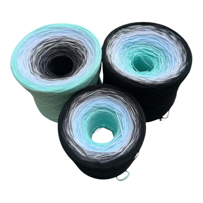 Moon River, Gradient Cotton Natural Fiber Yarn