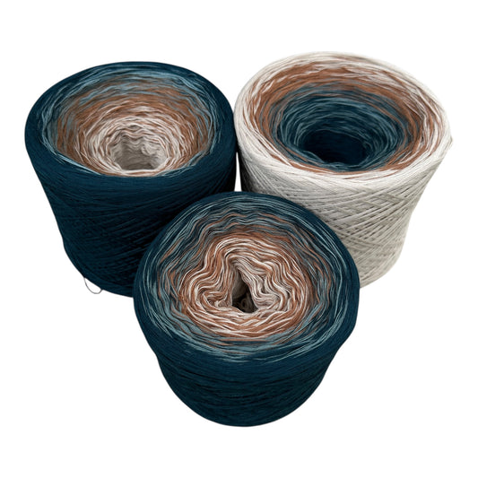 Mystical Forest, Gradient Cotton Natural Fiber Yarn