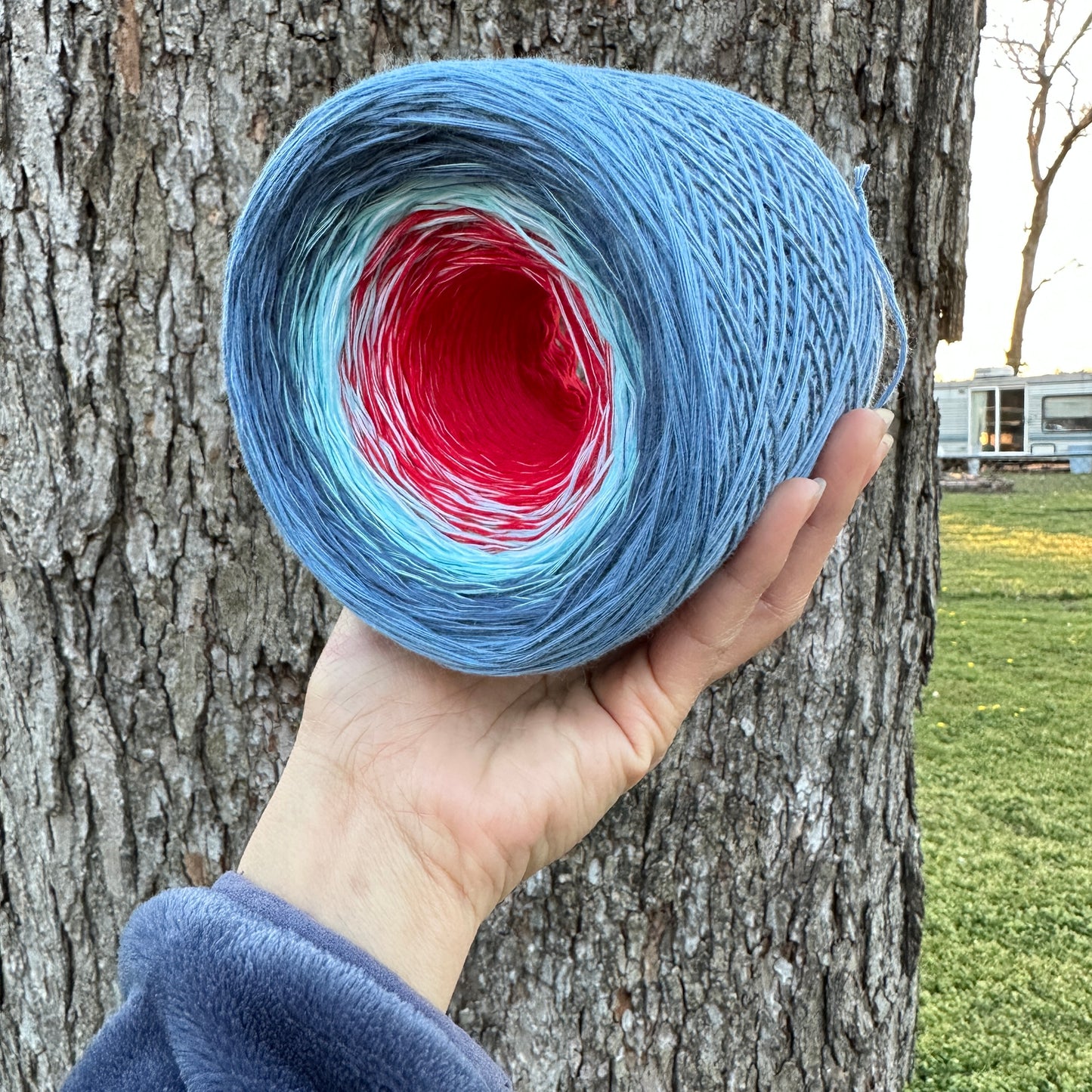 New Patriot, Gradient Cotton Natural Fiber Yarn - Rena'sThreadandCrafts