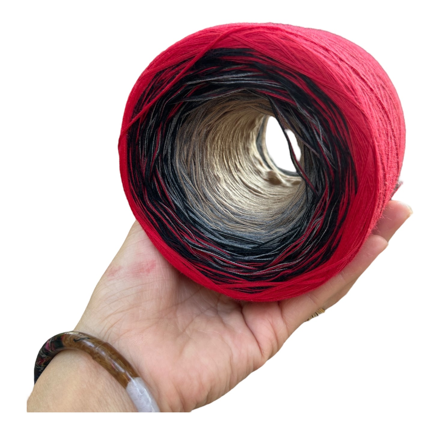 New Poppy, August Birth Flower, Gradient Cotton Natural Fiber Yarn - Rena'sThreadandCrafts