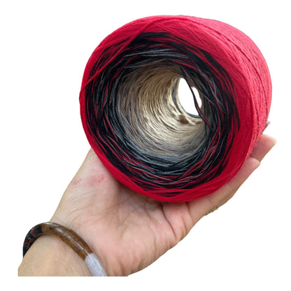 New Poppy, August Birth Flower, Gradient Cotton Natural Fiber Yarn - Rena'sThreadandCrafts