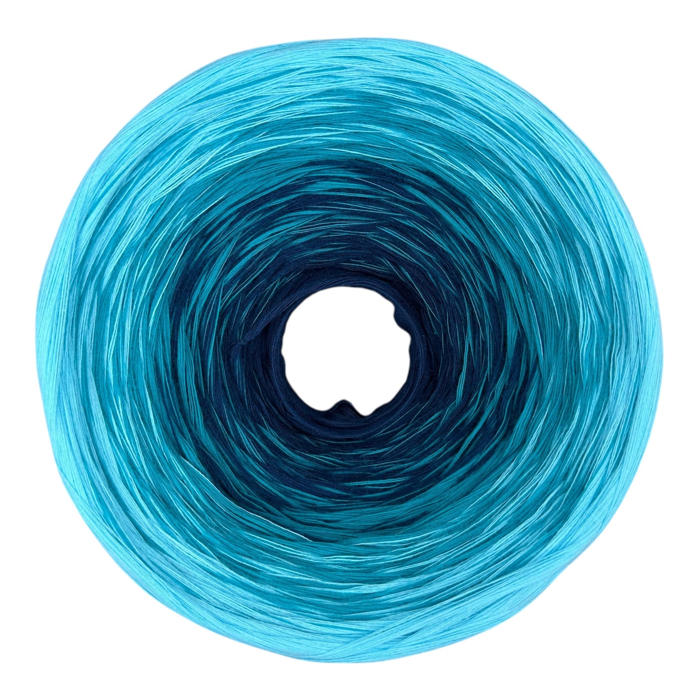 Ocean's Depth, 12ply cotton, Ombre Cotton Natural Fiber Yarn - Rena'sThreadandCrafts