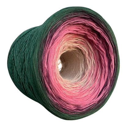 October - Cosmos, Gradient Cotton Natural Fiber Yarn - Rena'sThreadandCrafts